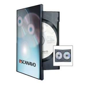  Scanavo Double Standard Grey DVD Case   Box of 100 
