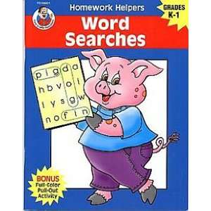 Homework Helper Word Searches K 1