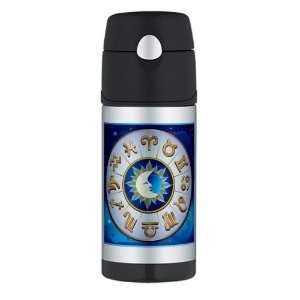   : Thermos Travel Water Bottle Zodiac Astrology Wheel: Everything Else