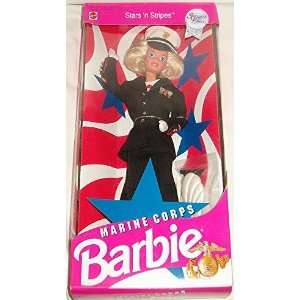  Stars n Stripes Marine Corps Barbie: Toys & Games