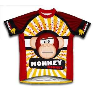  Crazy Banana Monkey Cycling Jersey for Women Sports 