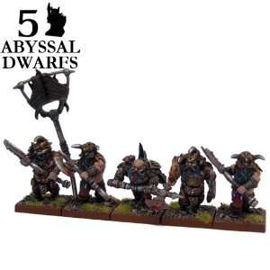  Kings of War Abyssal Dwarf Berserkers Toys & Games