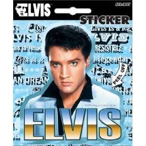  Elvis Presley Blue Name Die Cut Sticker 45175S: Toys 