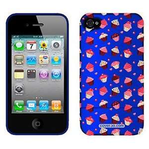  Yummy Cupcakes White on Verizon iPhone 4 Case by Coveroo 