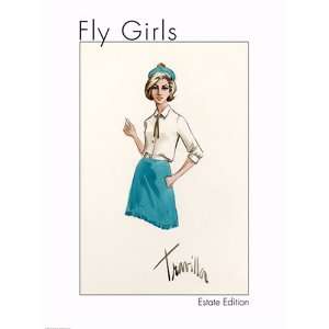  Vintage Airline Stewardess Fashion Design By Travilla #12 