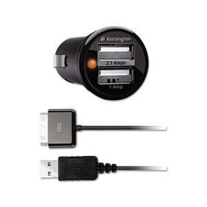   Duo Car Charger With 30 Pin/USB for Apple Devices