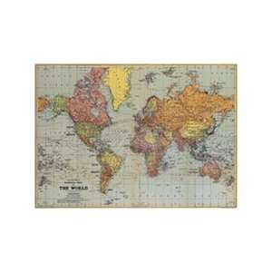  World Map Italian Paper Gift Wrap  5 Sheets: Arts, Crafts 
