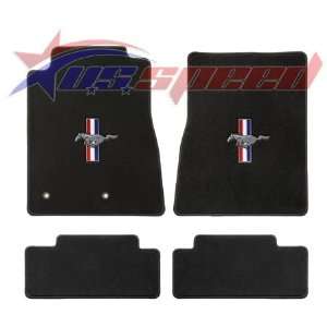  2005 2010 Ford Mustang Floor Mats With Pony Bars Logo 