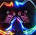 pair of LED Flashing light Shoe Laces Shoelaces Rave 