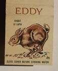 1960s? Matchbook Eddy Match Rabbit Le Lapin Canada MB