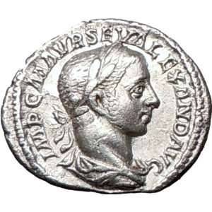   Authentic Ancient Silver Roman Coin FIDES TRUST 