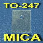 TO 247 Transistor Mica Insulator,Insu​lation sheet, x 50