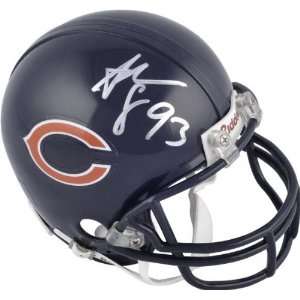  Adewale Ogunleye Chicago Bears Autographed Mini Helmet 