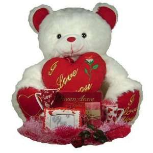Valentine Super Gift Set   40 Teddy Bear with 2 Cups, Frame, Candy 