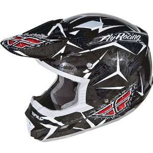  Fly Trophy II Helmet Black/White Youth Small Automotive