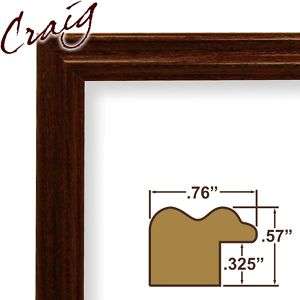 Cherry Red Ash Custom Picture Frames (10/11/12 Wide)  