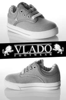 Vlado Footwear Sneaker Spectro 3 KIDS Grey/White NJA Jerkin Dance New 