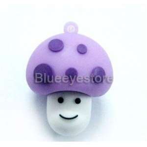   quality 32 GB 3D Mushroom style USB Flash Drive   Purple: Electronics