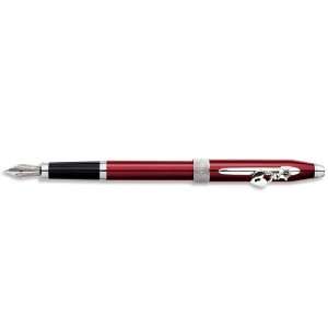   Scarlet Red Fine Point Fountain Pen   AT0416 3FS: Office Products
