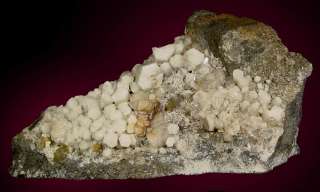 White POKER CHIP CALCITE Crystals Massachusetts  