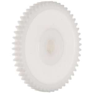 Spur Gear, 20 Degree Pressure Angle, Acetal, Inch, 32 Pitch, 1.187 