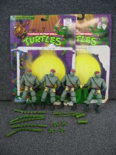 Lot Of 4 Teenage Mutant Ninja Turtles MOVIE STAR Figures Foot Soldiers 