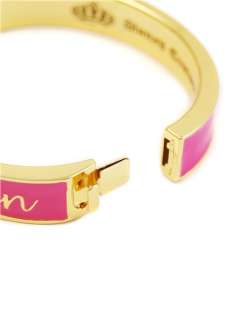 Beauty Lies Within Bangle by Disney Couture Pink Enamel  
