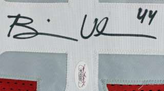 NEW MEXICO BRIAN URLACHER AUTHENTIC SIGNED JERSEY JSA #W193287 & PSA 