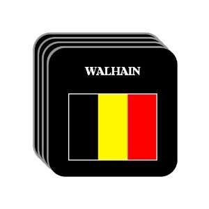  Belgium   WALHAIN Set of 4 Mini Mousepad Coasters 
