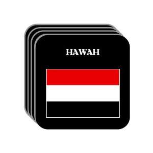  Yemen   HAWAH Set of 4 Mini Mousepad Coasters 