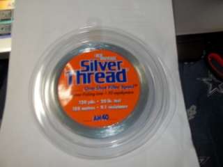 SILVER THREAD 20 LB TEST ONE SHOT FILLER SPOOL 120 YARD  