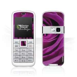  Design Skins for Nokia 5070   Purple Rose Design Folie 