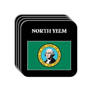  US State Flag   NORTH YELM, Washington (WA) Set of 4 Mini 