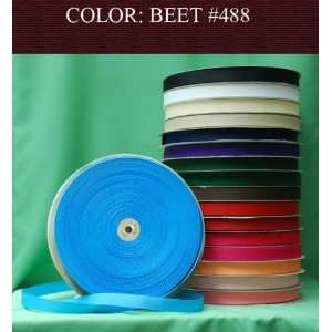   POLYESTER GROSGRAIN RIBBON Beet #488 1/4~USA Arts, Crafts & Sewing