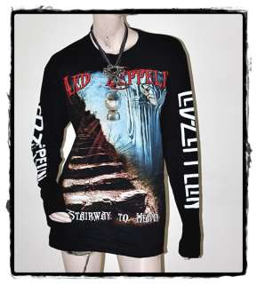 Led Zeppelin Metal Punk Rock Unisex Long Sleeve Hoodie Top Shirt Plus 