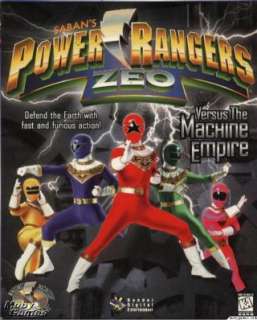 Power Rangers Zeo vs. The Machine Empire PC CD game  