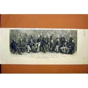  Members Group Portrait Indian Education Commission 1884 