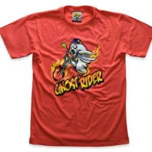  Ghost Rider Red Men T shirt Size L 