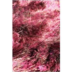   Rugs SILKSH011MM 4x6 Silk Shag SH 011 Maroon Mix 4x6 Rug Home