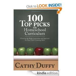   For Your Childs Learning Style Cathy Duffy  Kindle Store