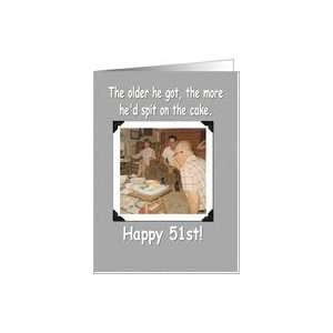  51st Happy Birthday   FUNNY Card: Toys & Games