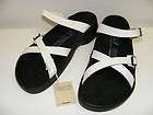   Shoes Sandal White 41 Women 10 Men 8 Excellent Buckle New NWT