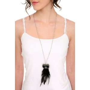  Owl Feather Necklace Jewelry