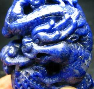 Brilliant blue LAZURITE(lapis lazuli)carving specimen  