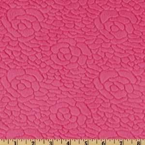  5860 Wide Lamb Cuddle Hot Pink Fabric By The Yard: Arts 