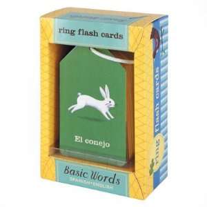  Ring Flash Cards Spanish/English: Toys & Games