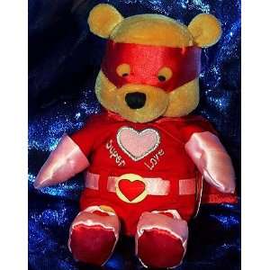    Winnie the Pooh Super Love Pooh 7 Plush Beanie Toys & Games