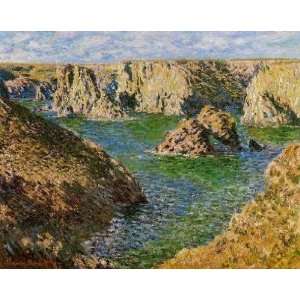  Claude Monet: Port Donnant, Belle Ile : Art Reproduction 