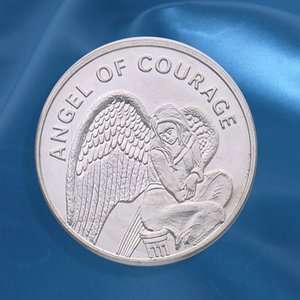 Angel of Courage Coins   12 Pack   Free Shipping