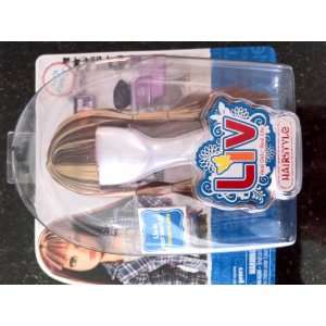   : Livn Funky Liv Blond and Red Long Hair Wig Hairstyle: Toys & Games